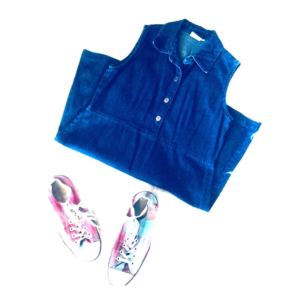 Vintage denim dress